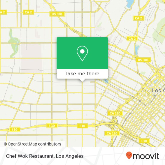 Mapa de Chef Wok Restaurant