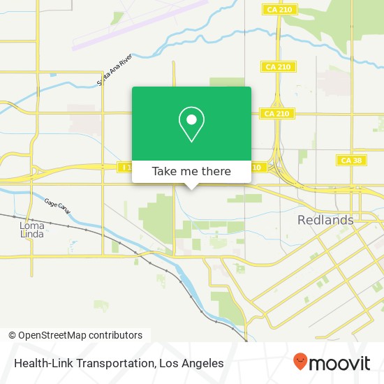 Health-Link Transportation map