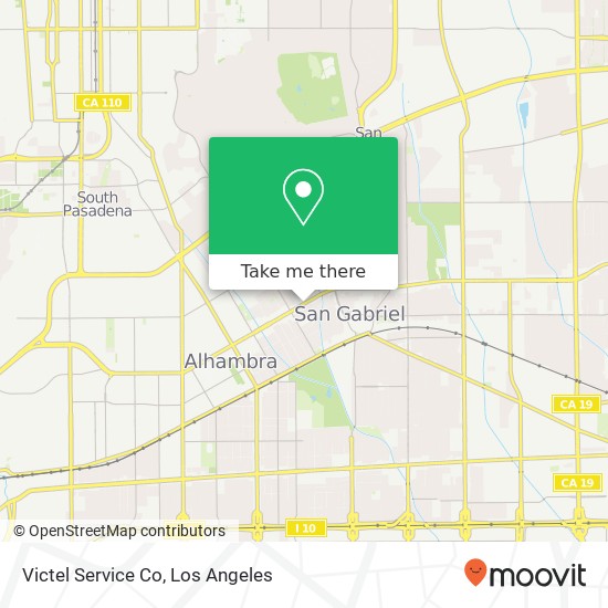 Victel Service Co map
