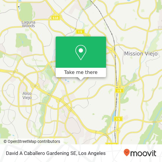 Mapa de David A Caballero Gardening SE