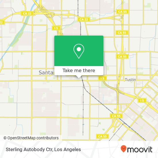 Sterling Autobody Ctr map