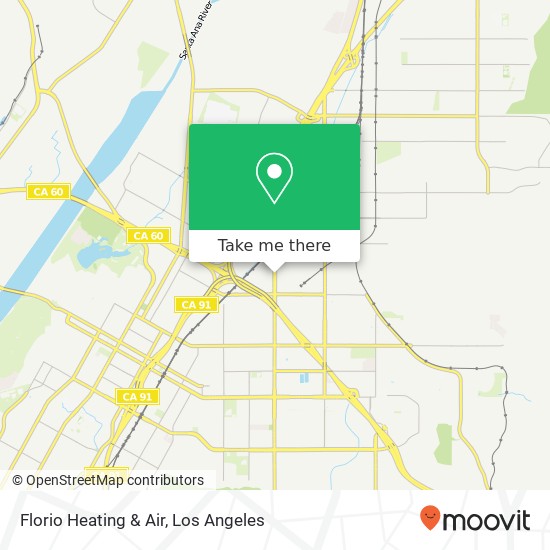 Florio Heating & Air map
