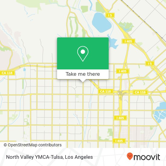 North Valley YMCA-Tulsa map