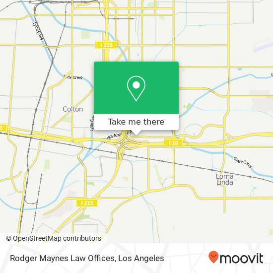 Mapa de Rodger Maynes Law Offices