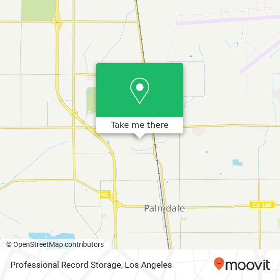 Mapa de Professional Record Storage