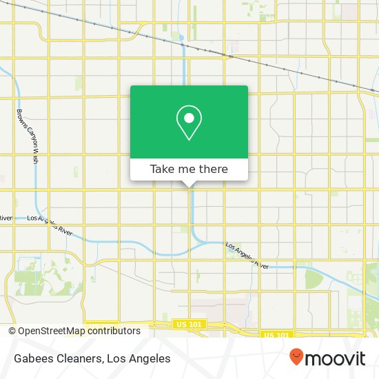 Gabees Cleaners map