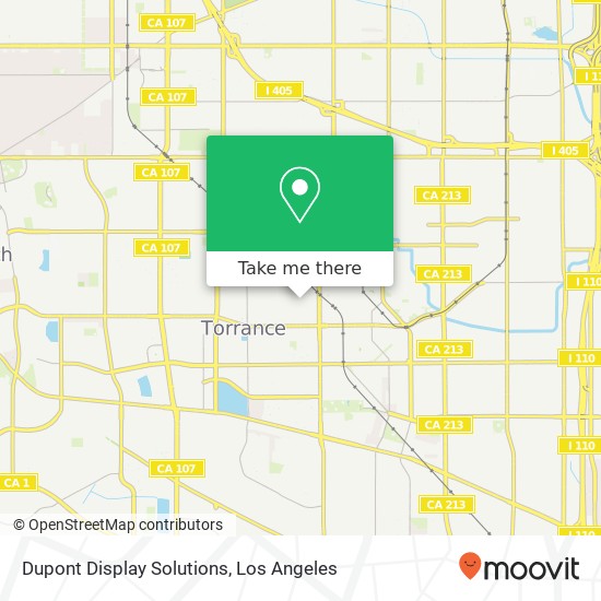Mapa de Dupont Display Solutions
