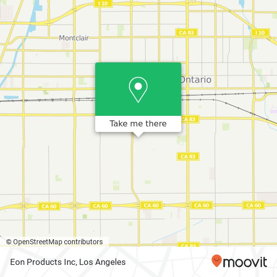 Eon Products Inc map