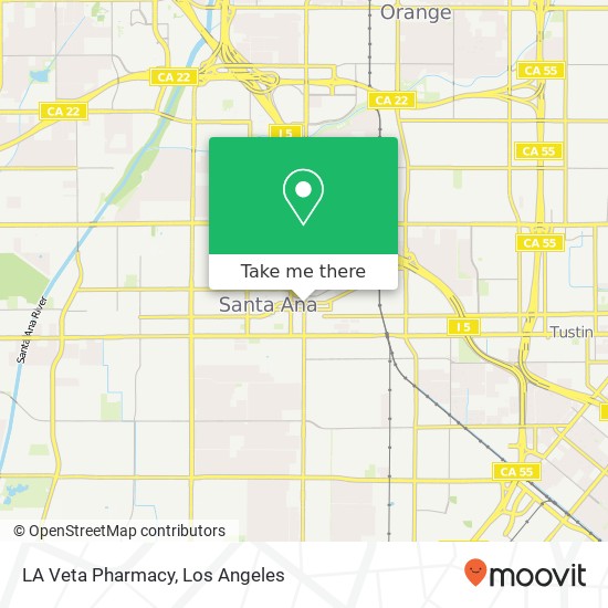 Mapa de LA Veta Pharmacy