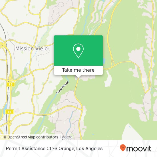 Permit Assistance Ctr-S Orange map