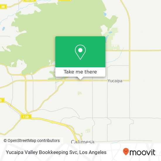 Yucaipa Valley Bookkeeping Svc map