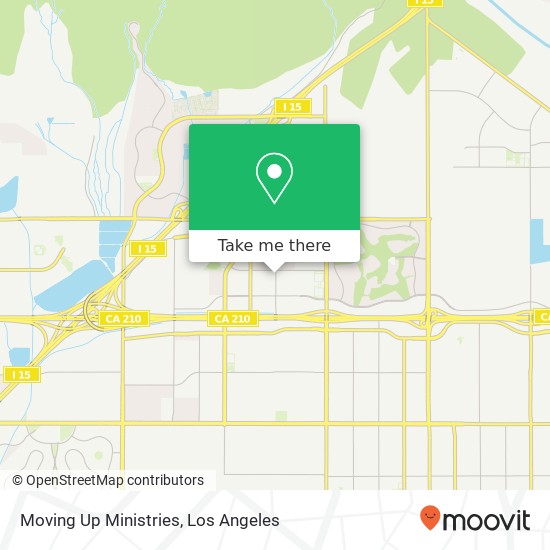 Mapa de Moving Up Ministries