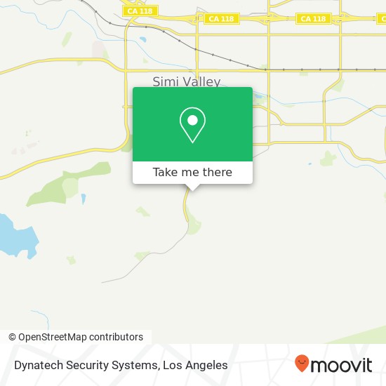 Dynatech Security Systems map