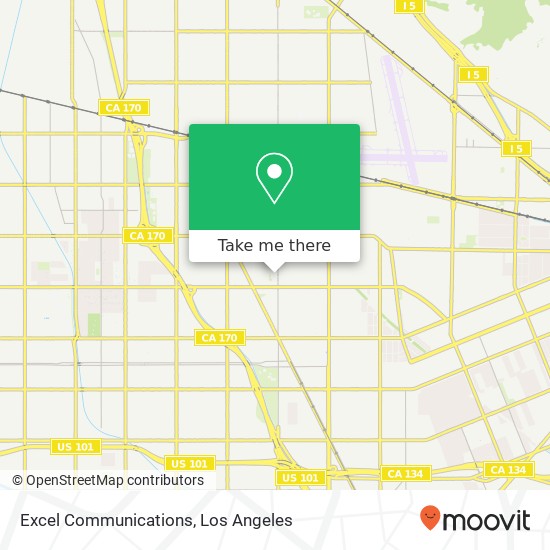 Excel Communications map