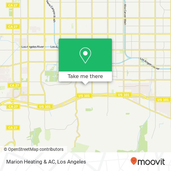 Marion Heating & AC map