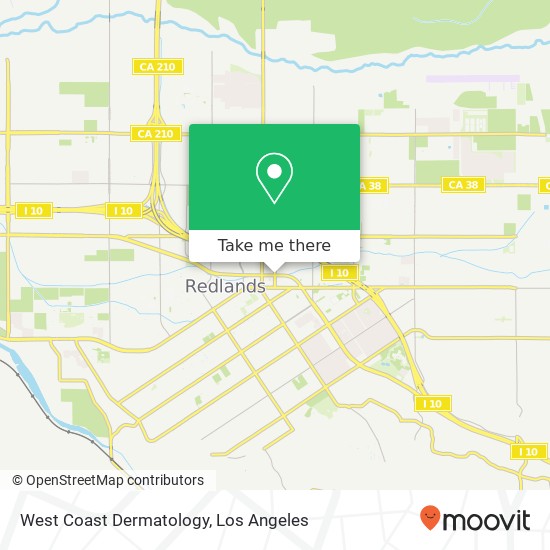 West Coast Dermatology map