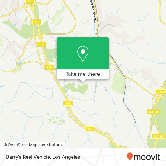 Mapa de Barry's Reel Vehicle