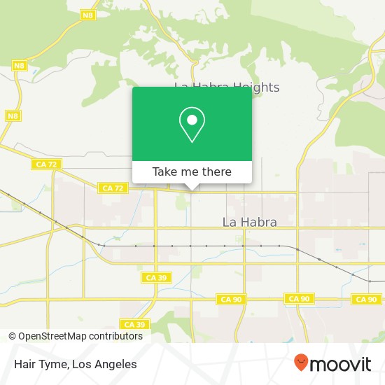 Hair Tyme map