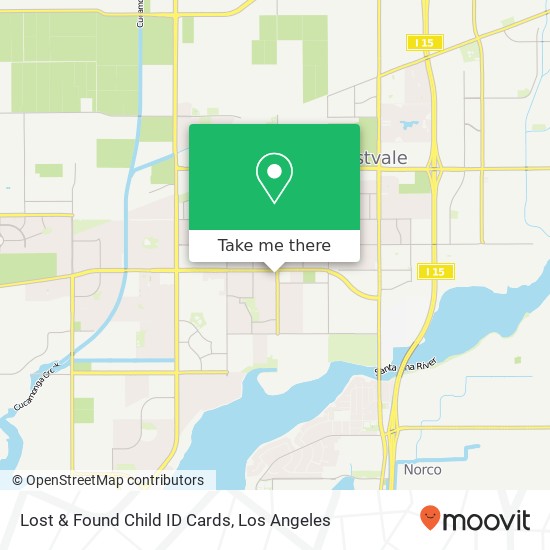 Lost & Found Child ID Cards map