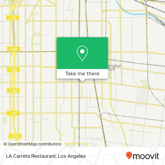Mapa de LA Carreta Restaurant