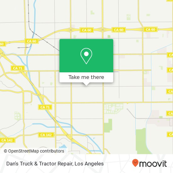 Mapa de Dan's Truck & Tractor Repair