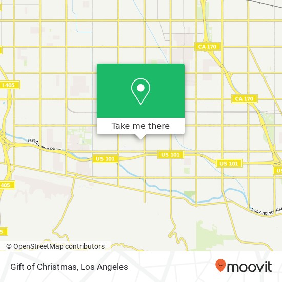 Gift of Christmas map