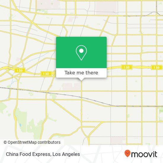 China Food Express map