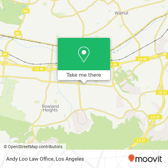 Mapa de Andy Loo Law Office