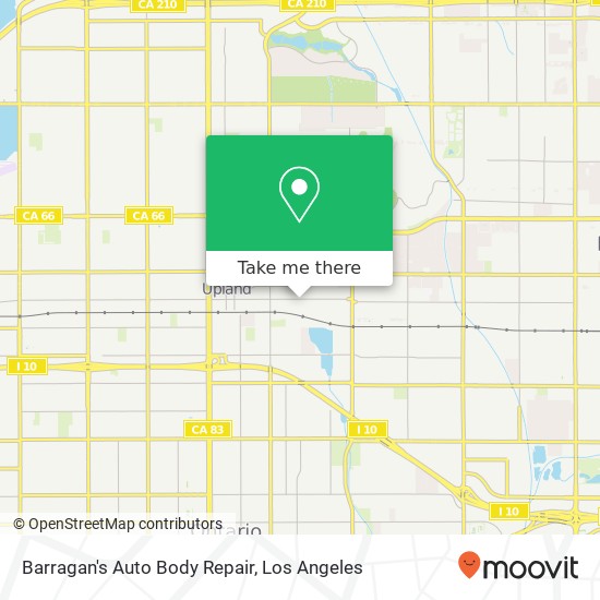 Barragan's Auto Body Repair map