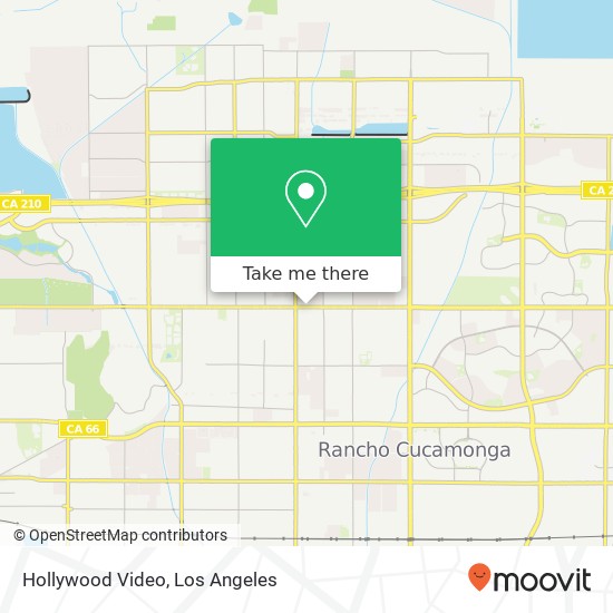 Hollywood Video map