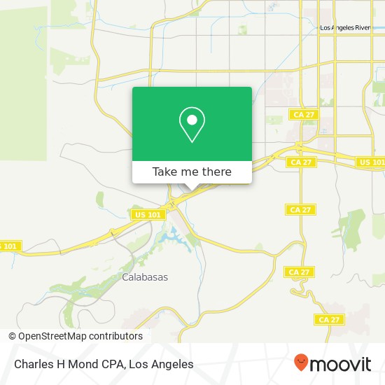 Charles H Mond CPA map
