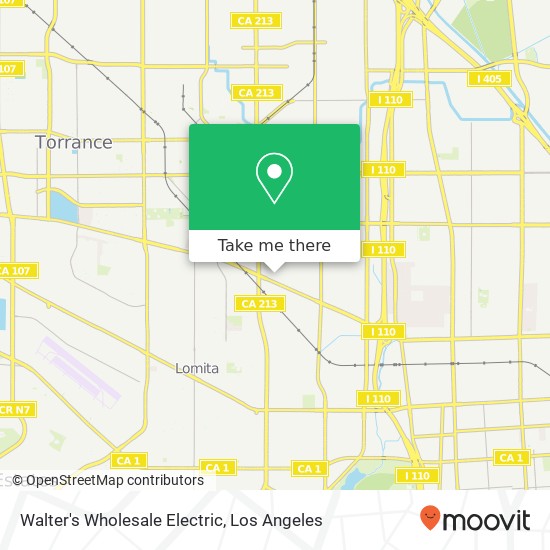 Walter's Wholesale Electric map
