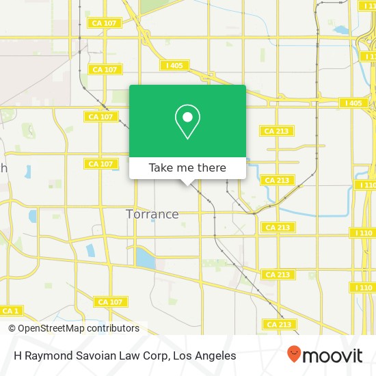 H Raymond Savoian Law Corp map