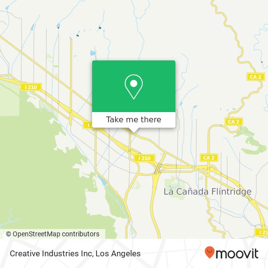 Creative Industries Inc map