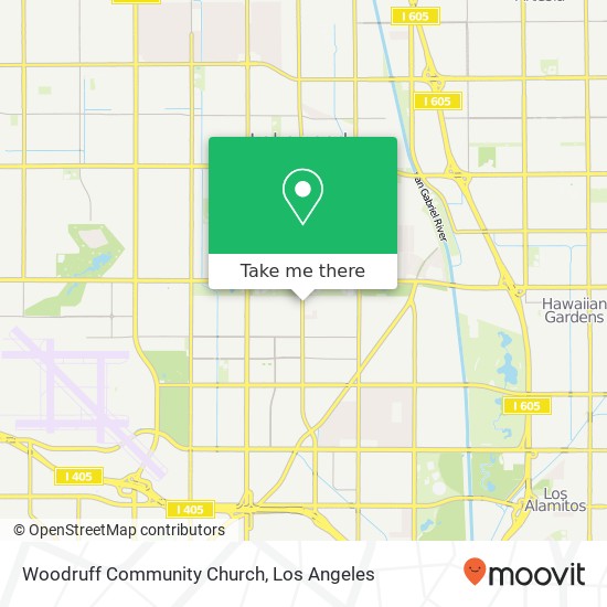 Woodruff Community Church map