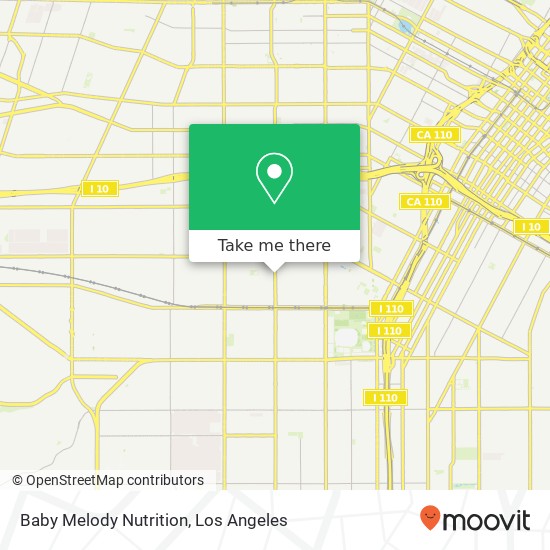 Mapa de Baby Melody Nutrition