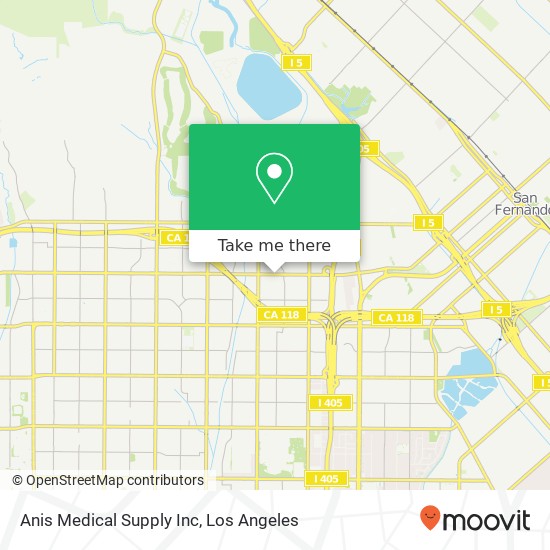 Anis Medical Supply Inc map