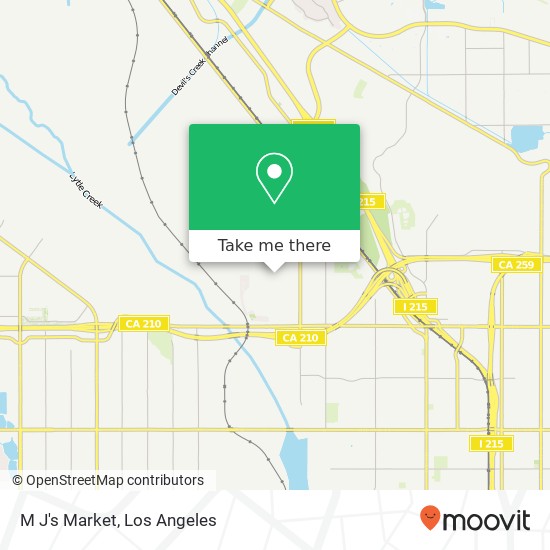 M J's Market map