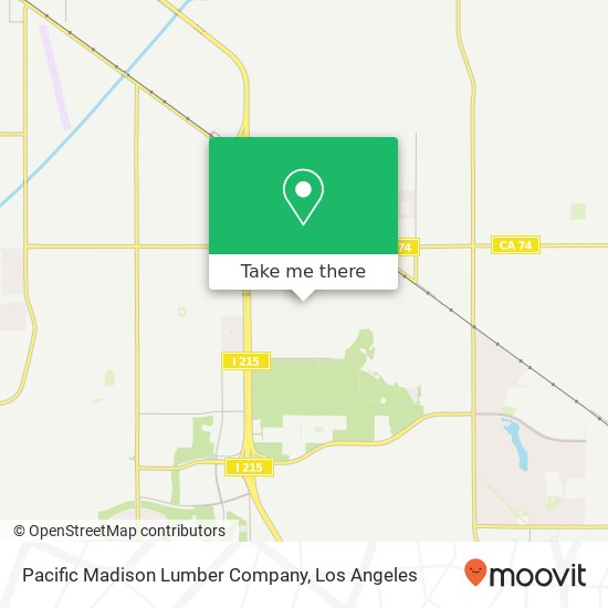 Mapa de Pacific Madison Lumber Company