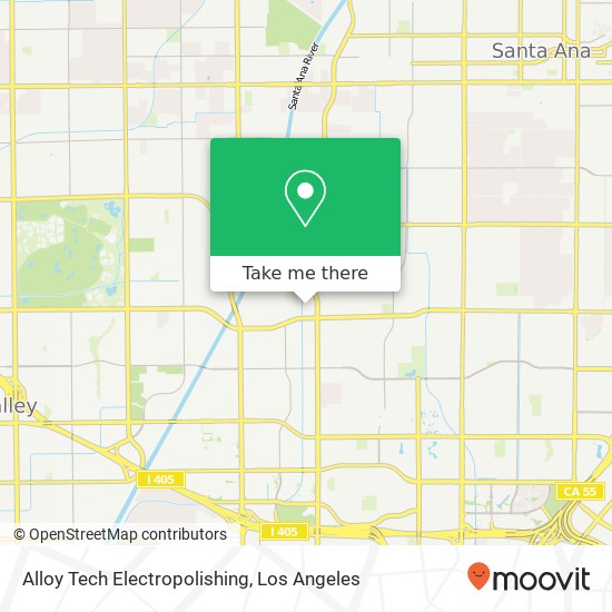 Alloy Tech Electropolishing map