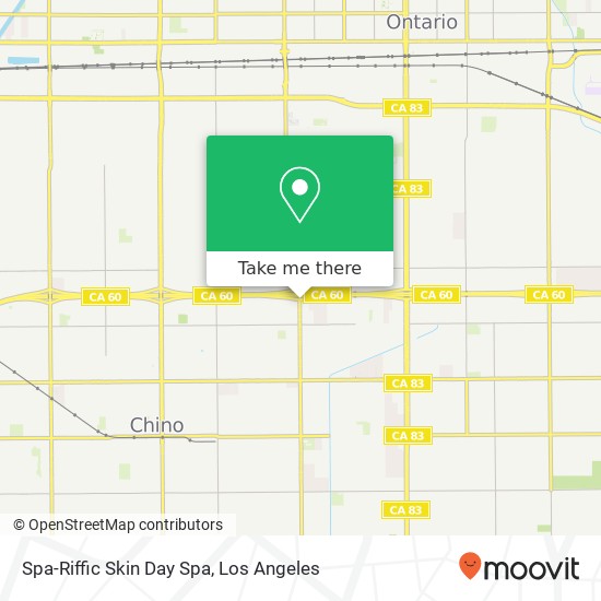 Mapa de Spa-Riffic Skin Day Spa