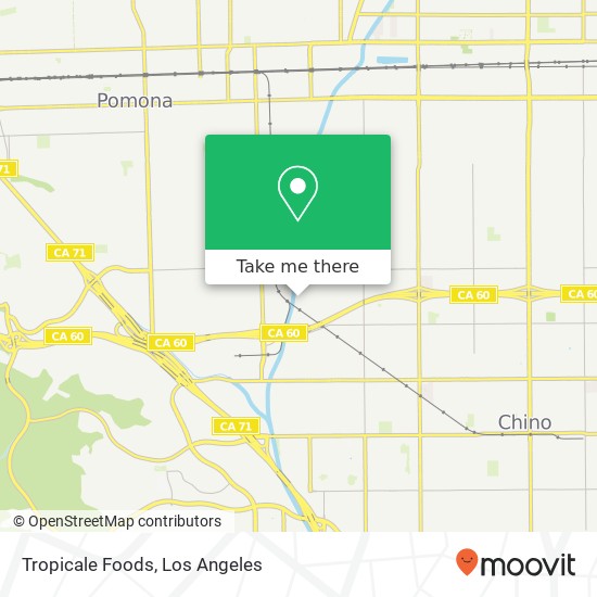 Tropicale Foods map