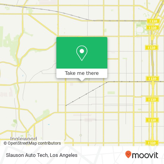 Slauson Auto Tech map