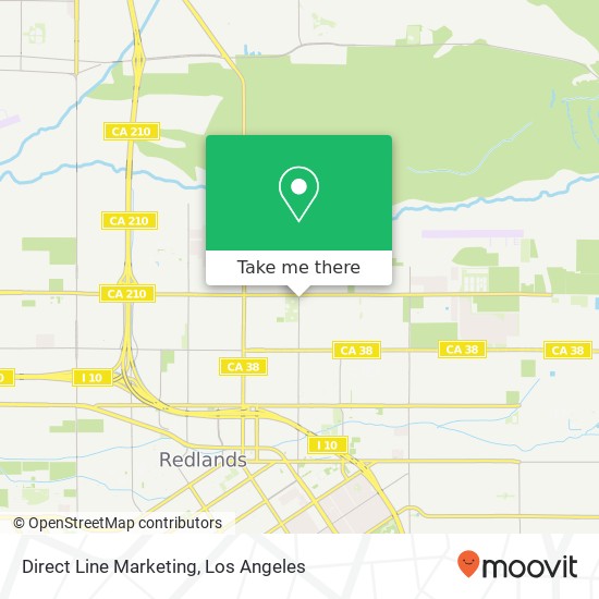 Direct Line Marketing map