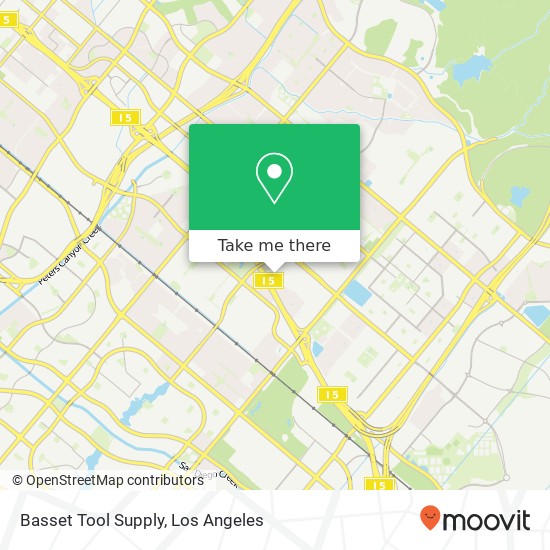 Mapa de Basset Tool Supply