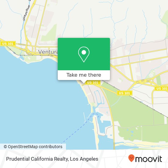 Prudential California Realty map