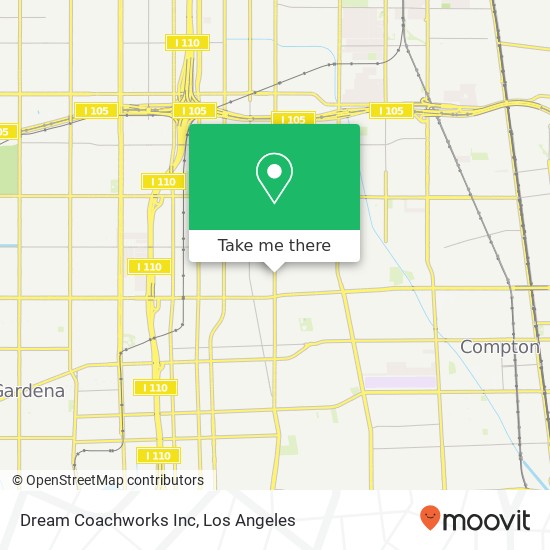 Dream Coachworks Inc map