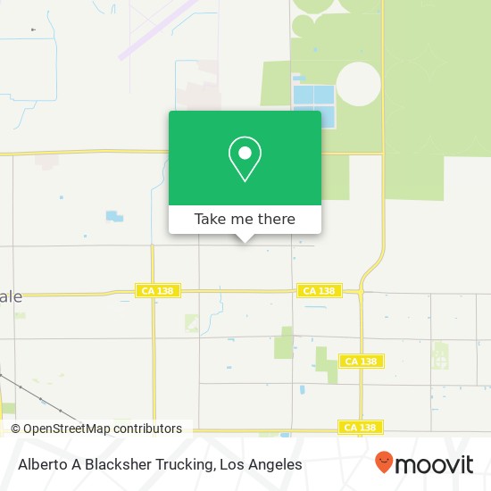 Mapa de Alberto A Blacksher Trucking