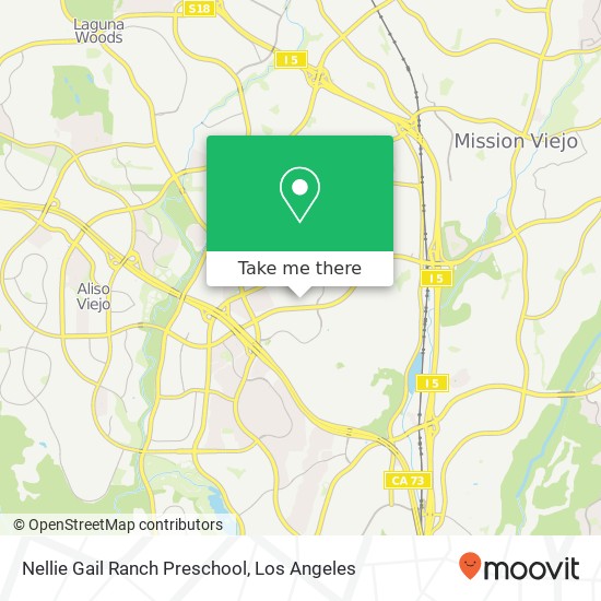 Mapa de Nellie Gail Ranch Preschool