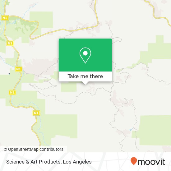 Science & Art Products map